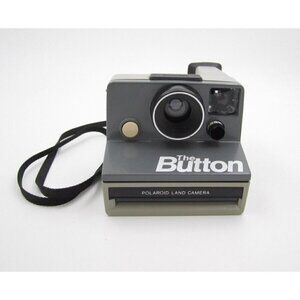 Vintage Polaroid Land Instant Camera The Button Postcard (W1) Tested/Working